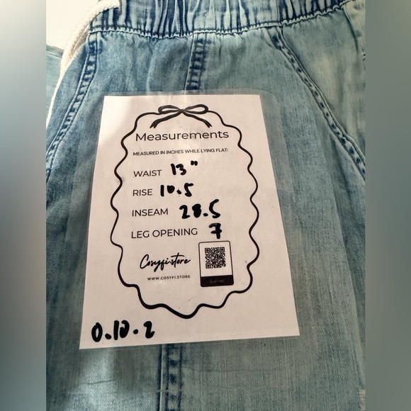 Aerie Distressed Light Blue Jeans / Joggers size S - Picture 7 of 7